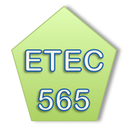 button to ETEC 565 course page